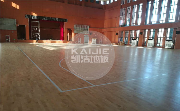 55大东北熟女啪啪嗷嗷叫 焦作一中学校体育馆木地板项目案例图片
