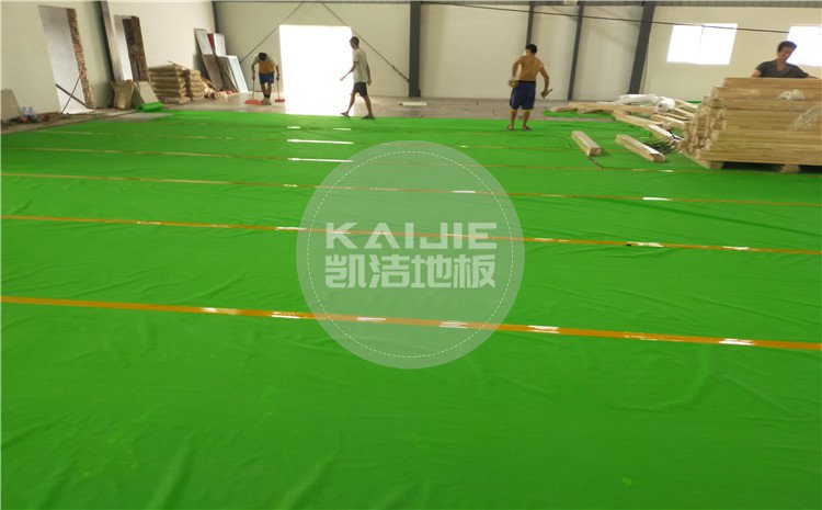 广东省江门市开平市寻梦篮球馆运动木地板——凯洁体育地板