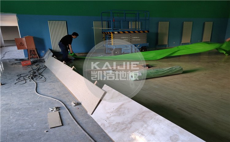 北京宏伟顺通羽毛球馆木地板——凯洁体育地板
