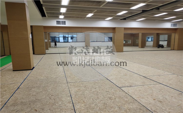 凯洁杭州高级中学钱江校区形体房木地板项目-凯洁体育木地板厂家