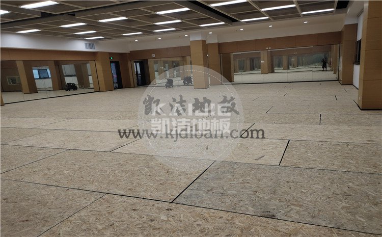 凯洁杭州高级中学钱江校区形体房木地板项目-凯洁体育木地板厂家