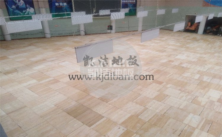 湖北武汉体育中心运动木地板项目-凯洁体育木地板厂家