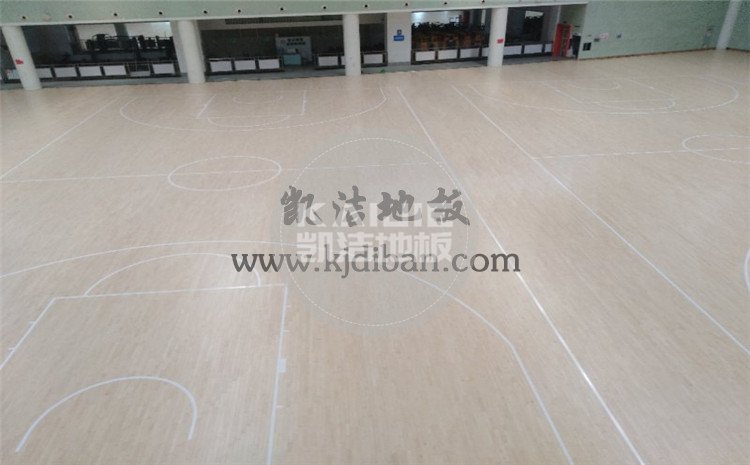 湖北武汉体育中心运动木地板项目-凯洁体育木地板厂家