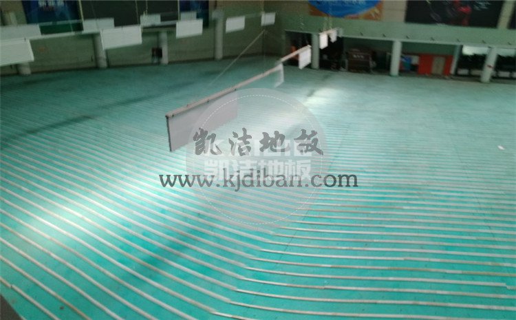 湖北武汉体育中心运动木地板项目-凯洁体育木地板厂家
