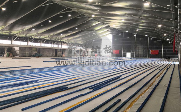 北京东五环常营体育馆木地板项目-凯洁体育木地板厂家