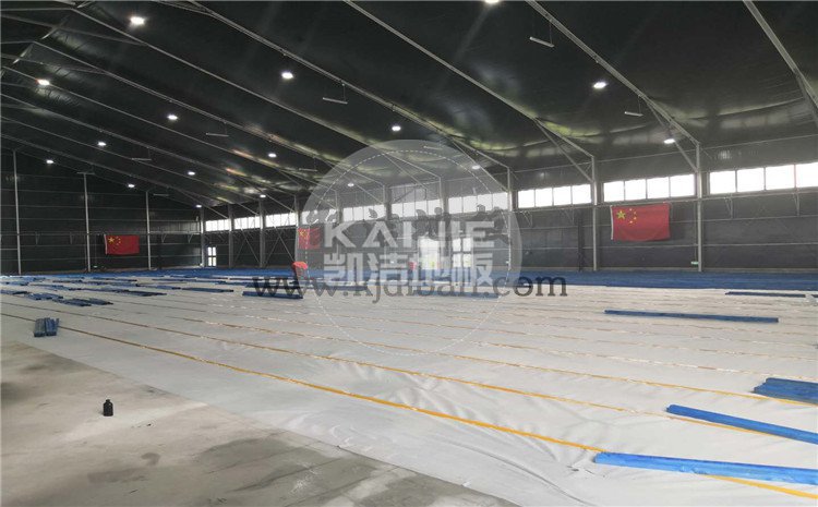 北京东五环常营体育馆木地板项目-凯洁体育木地板厂家