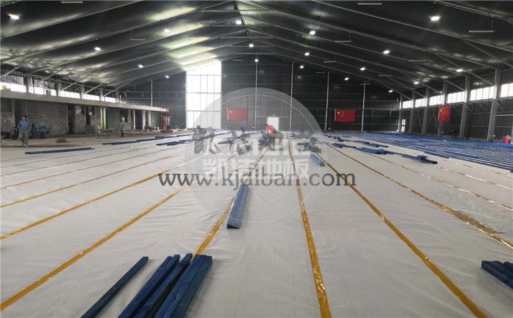 北京东五环常营体育馆木地板项目-凯洁体育木地板厂家