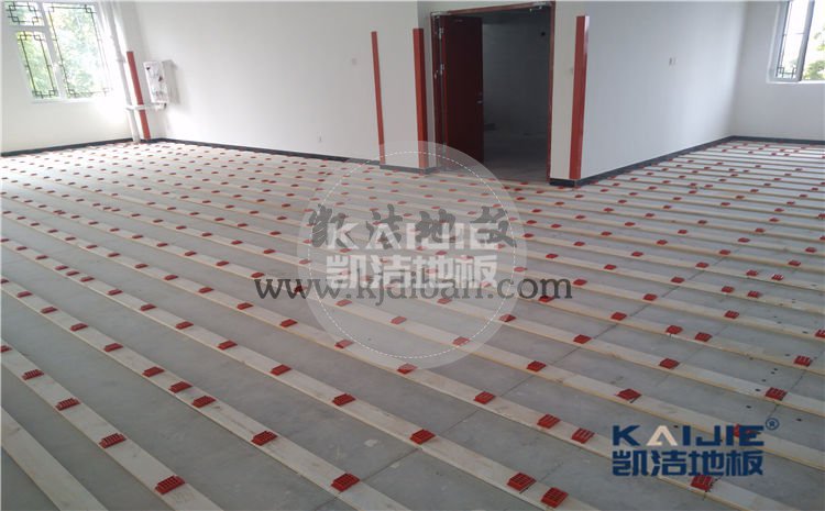 山东省莱州市中华武校体育馆木地板项目
